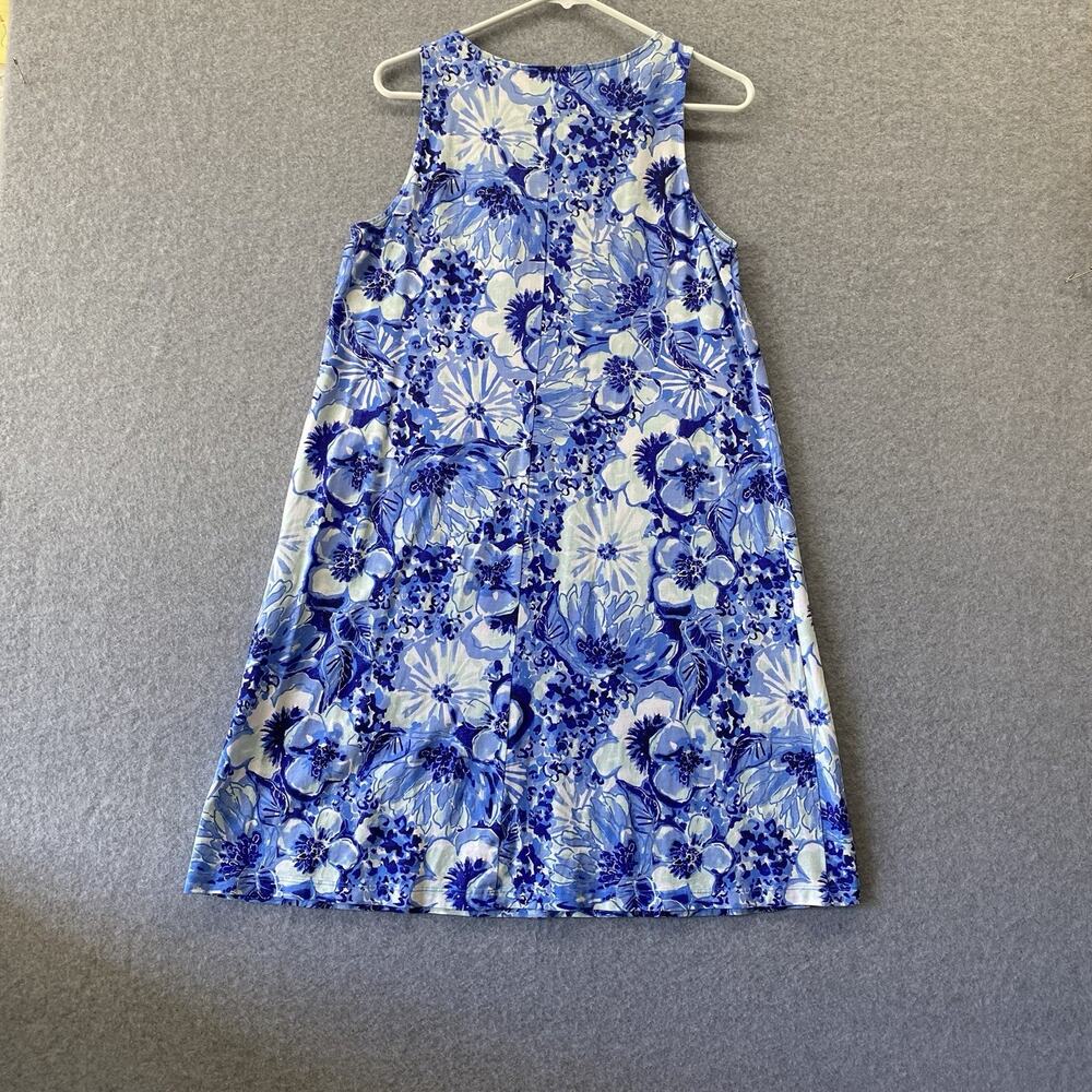 Lilly Pulitzer Luella Shift dress Coastal Blue Catch N Keep Preppy Beach Medium - Picture 6 of 10